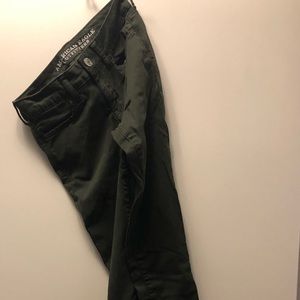 Olive green pants
